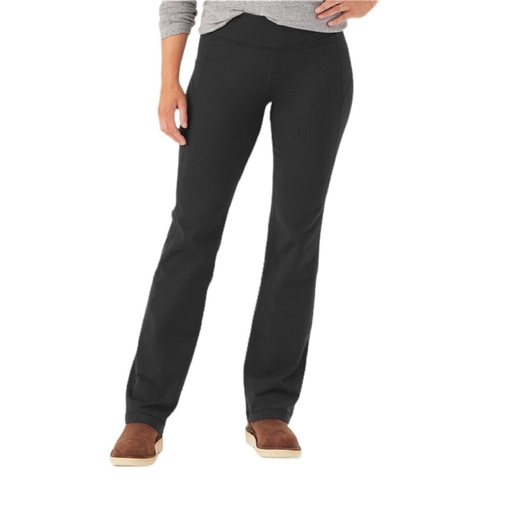 Duluth Trading Co Black Women's NoGA Classic Bootcut Yoga Pants size XL